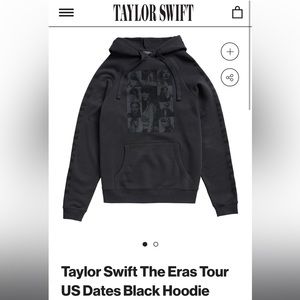 NIB black Taylor Swift Eras Tour Sweatshirt/Hoodie M